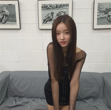OH MY GIRL S YooA Transforms From Cute To Sexy In A Black See Through Dress Koreaboo