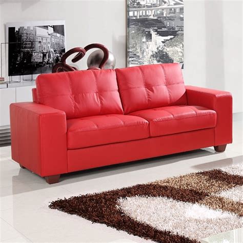 10 Best Collection Of Red Leather Sofas Sofa Ideas