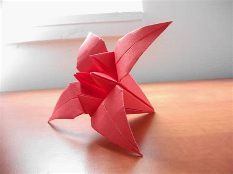 Origami Lily Origami Instructions Art And Craft Ideas