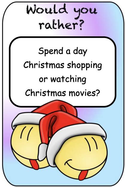 Would You Rather Christmas Edition Baamboozle Baamboozle The