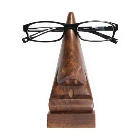 wood eyeglass holder nose fair trade winds