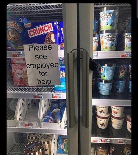 Store Clerks Had To Lock The Freezers After The Recent Trashy Trend Of