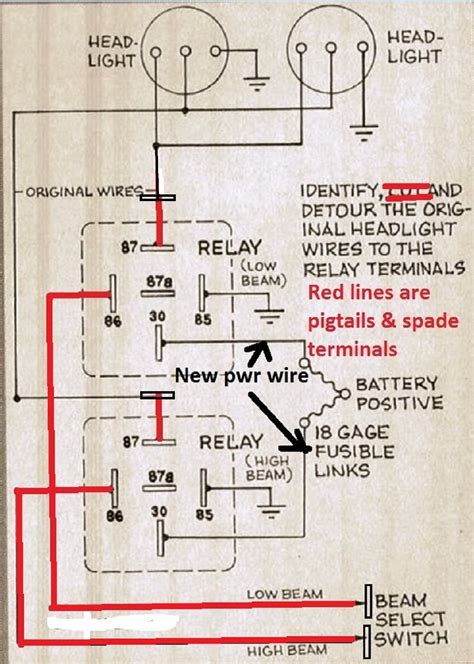 C2 Corvette Headlight Wiring Diagram