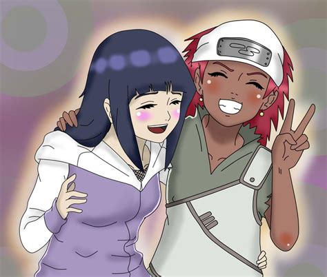 Hinata And Karui By Sozine2 On DeviantArt Naruko Uzumaki Hinata Hyuga