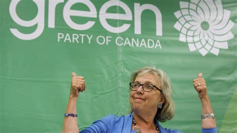 Canadas Green Party Edited Photo Of Leader Holding Disposable Cup