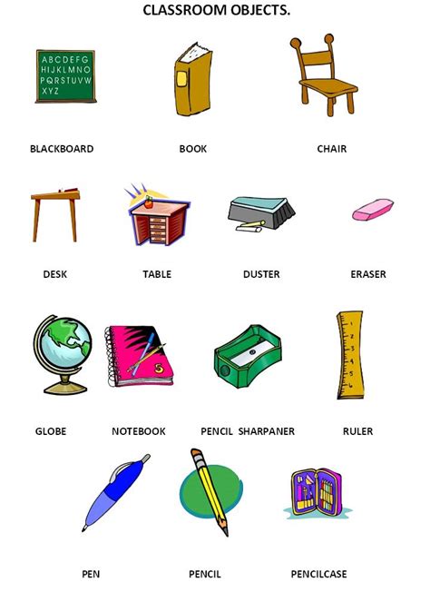 Free Classroom Object Cliparts Download Free Classroom Object Cliparts