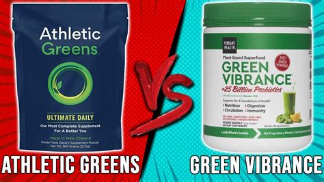 Athletic Greens Vs Green Vibrance What Are The Main Differences See