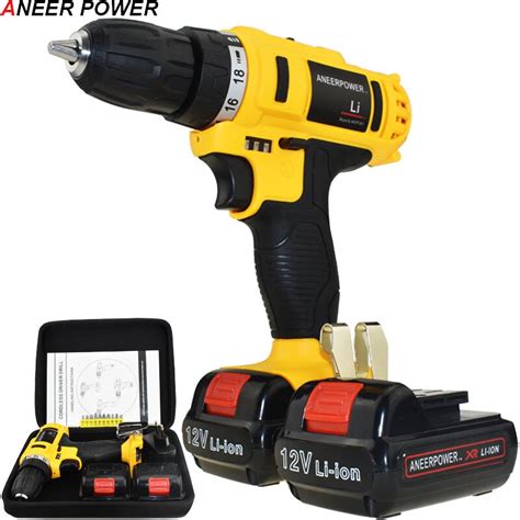 12v Li Ion Battery Drill Electric Screwdriver Power Tools Electric