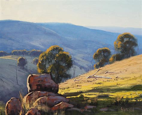 Australian Landscape Painting By Artsaus On Deviantart