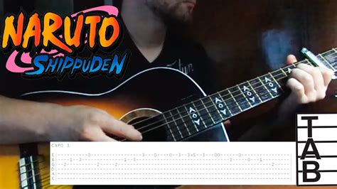 Tutorial Guren Theme Naruto Guitar Tabs Shirohae Youtube