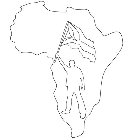 South Africa Freedom Day Outline In Illustrator Eps  Psd Png