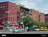 Malcolm X Boulevard Lenox Avenue in Harlem New York City Manhattan ...