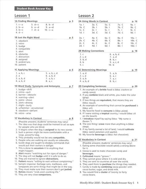 Wordly Wise Book 8 Lesson 7 Answer Key - Wordly wise 3000 book 7 lesson 1 answer key > casaruraldavina.com