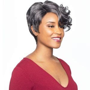 Foxy Silver Synthetic Lace Part Wig Wesley