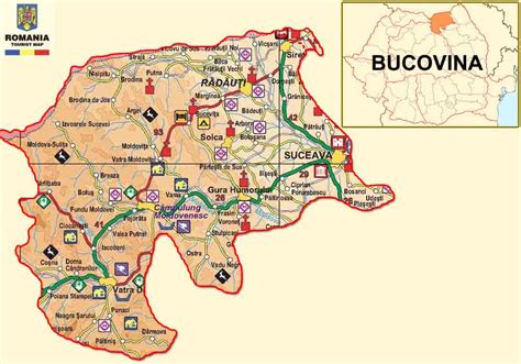 Harta Manastirilor Din Bucovina