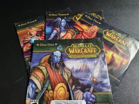 World Of Warcraft Expansion Set Burning Crusade Pc Game Windows Discs Only Picclick