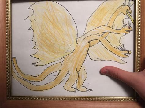 King Ghidorah Drawing At Explore Collection Of