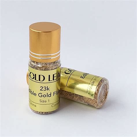Edible Gold Flakes 24k Size 1 100mg Buy At Gold Leaf Nz