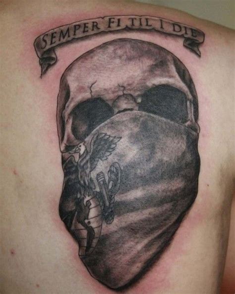 Watcha expect a clean, fun, peaceful and easy going environment. semper fi skull - Tattoo Picture at CheckoutMyInk.com ...
