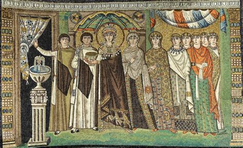 The Empress Theodora And Retinue At The Basilica Di San Vitale Myddoa