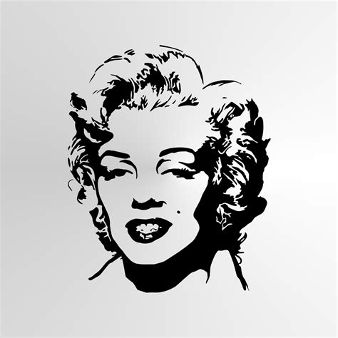 Marilyn Monroe Big Sizes Reusable Mylar Stencil Or Self Etsy