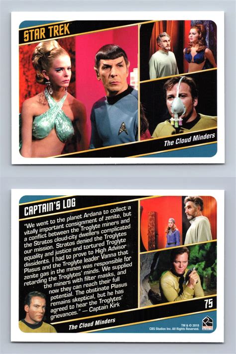 The Cloud Minders Star Trek Original Series Captains Collection
