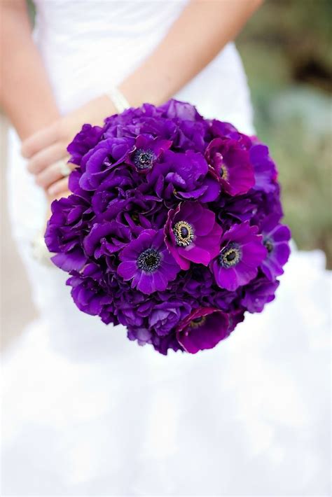 Majestic Purple Bouquet By Blush Botanicals Purple