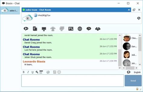 Screenshots On Multiple Platforms Brosix Office Im Application