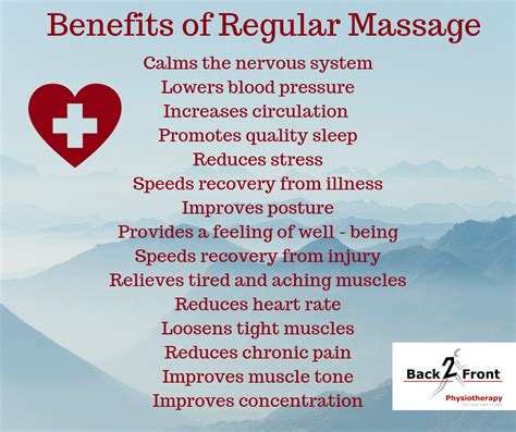 Benefits Of Regular Massage