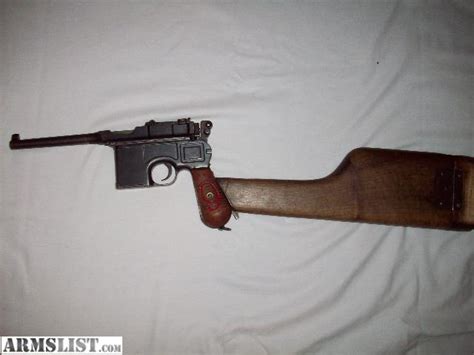 Armslist For Sale 1916 Mauser C96 Red Nine With Stock 100 Authentic