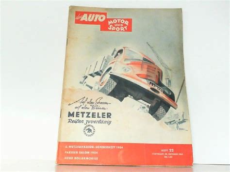 Antiquariat Ehbrecht Das AUTO MOTOR Und SPORT Heft 22 1954 Das