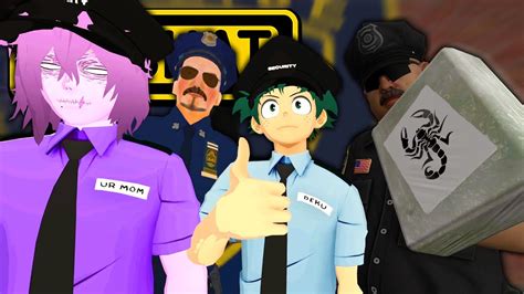 Deku And Shigaraki Become Cops In Vrchat Mha Vr Youtube