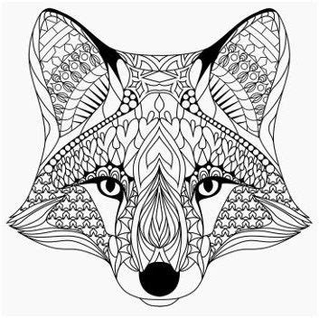 Coloriage animaux lynx manman stuffies pinterest coloriage a. 14 Pratique Coloriage Mandala Loup Photograph | Coloriage ...