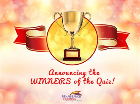 Heres Announcing The Winners Of The Quiz A Big Congratulations To The