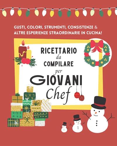 Ricettario Da Compilare Per Giovani Chef Christmas Ed Quaderno Da