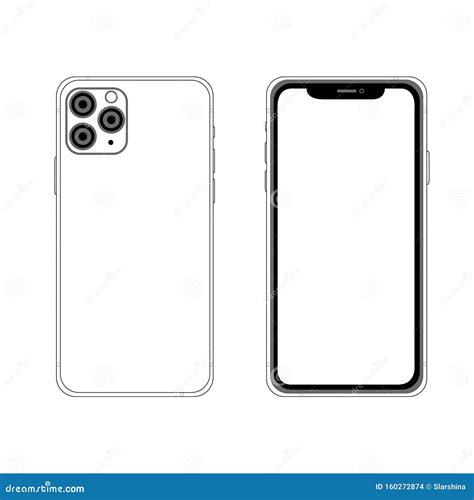 Iphone Template Front And Back