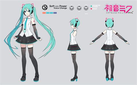 Hatsune Miku V4 Concept Art Vocaloidコスプレ ミクのコスプレ キャラクターデザイン