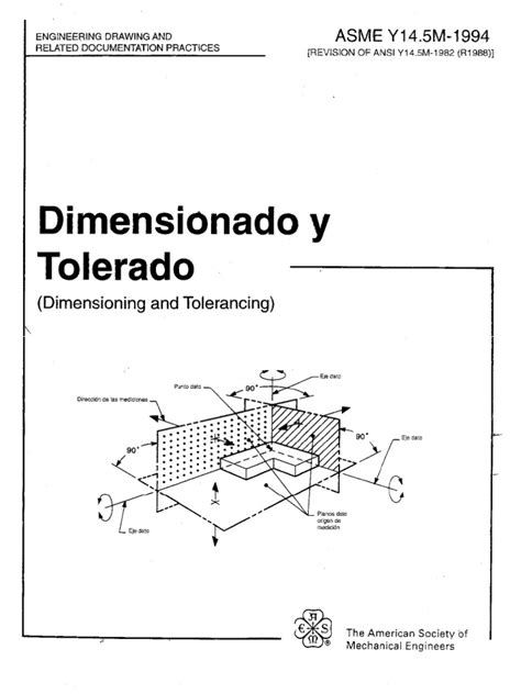 Dimensionado Y Tolerado Asme Y145m 1994