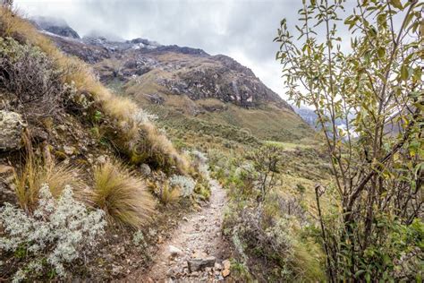 Landscape Of Santa Cruz Trek Cordillera Blanca Peru South America