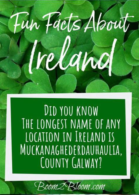Fun Facts About Ireland ~ Fun Facts About Ireland
