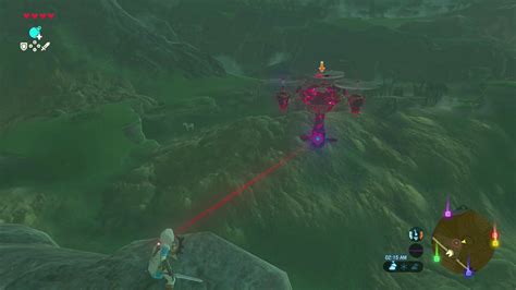 Zelda Breath Of The Wild First Flying Guardian Encounter Youtube