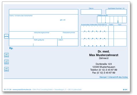 Physiotherapie im branchenbuch für dortmund: Muster Privat Vo Physiotherapie / Heilmittelverordnung In ...