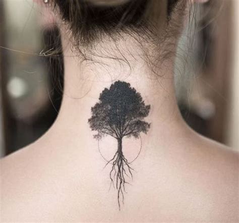15 Incredible Neck Tattoos You Wont Regret Society19 Tree Tattoo