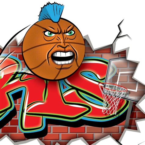 Custom Graffiti Removable Basketball Wall Decal Name Art Large Etsy