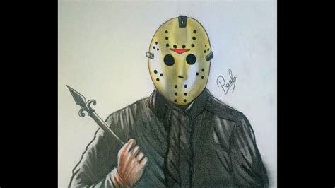 Friday The Th Jason Voorhees Speed Drawing Youtube