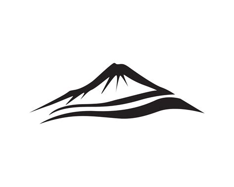 Mountain Vector Logo And Symbol 623202 Vector Art At Vecteezy