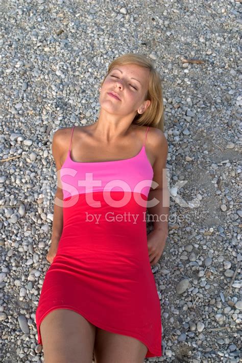 Girl On The Beach Stock Photo Royalty Free Freeimages