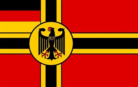 Flag Of Germany In The Style Of The North German Confederations
