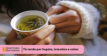 Benefici del tè verde per fegato, intestino e colon