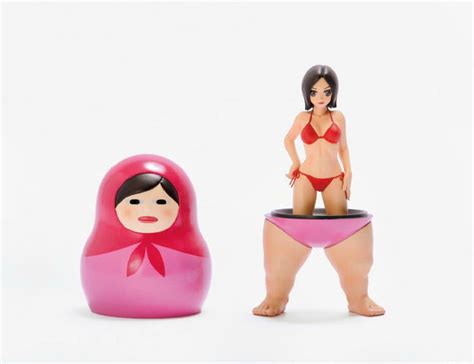 Mato Ryoko Matryoshka Nesting Doll Hides A Bikini Girl Spoon And Tamago